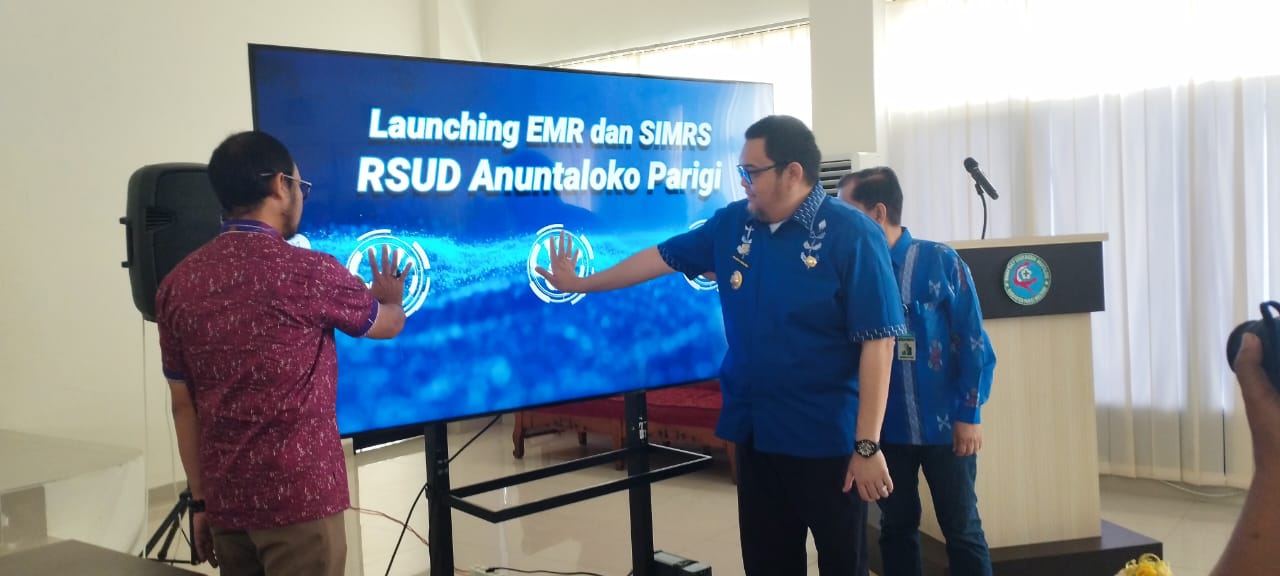 RSUD Anuntaloko Parigi Resmi Terapkan Rekam Medik Elektronik